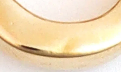 Panacea Link Circle Pendant Necklace In Gold