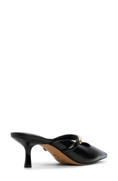 Aldo Kalidda Pointed Toe Heeled Mule Sandal In Black