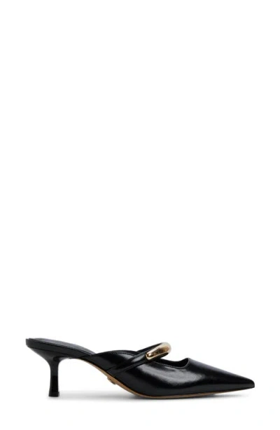Aldo Kalidda Pointed Toe Heeled Mule Sandal In Black