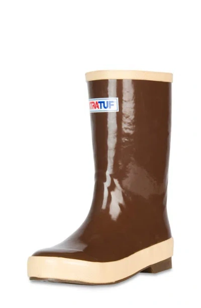 Xtratuf Kids' Legacy Waterproof Rain Boot In Brown