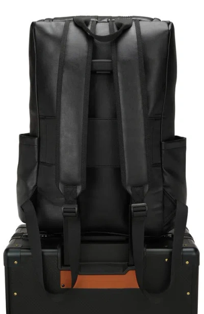 Elle Roamer 22l Vegan Leather Backpack In Black