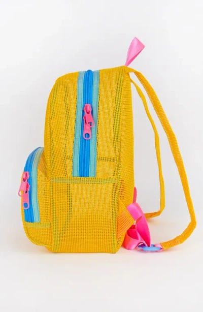 Mokuyobi Mesh Mini Backpack In Yellow