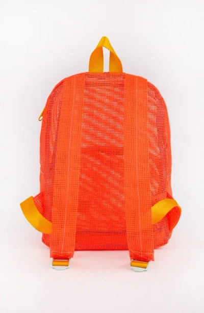 Mokuyobi Mesh Mini Backpack In Orange