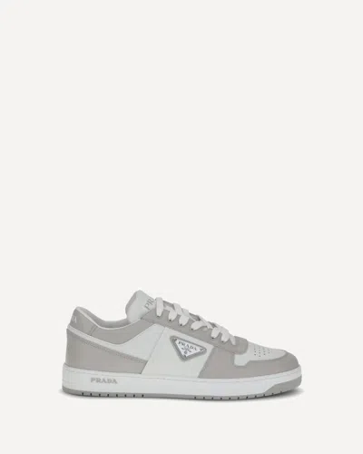 Prada Two-tone Leather Downtown Sneakers In Multi