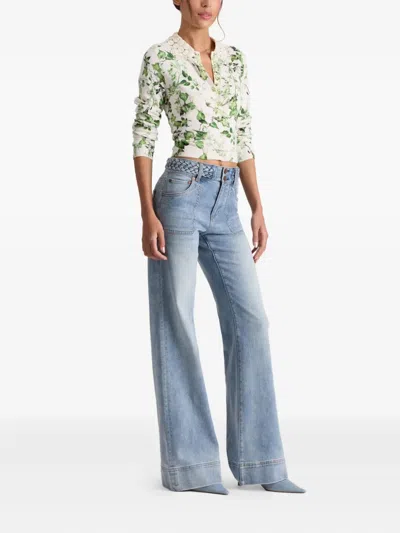 CARSON 蕾丝领开衫