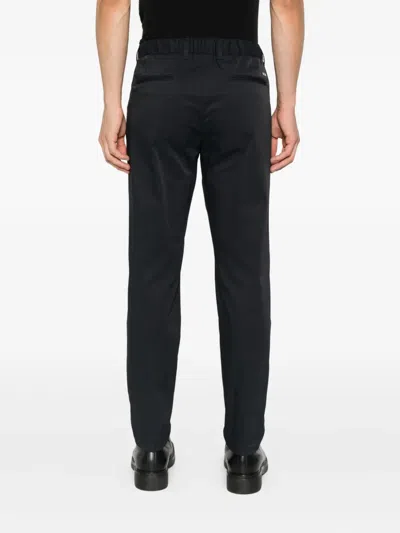 Herno Pleated Drawstring Trousers In Black