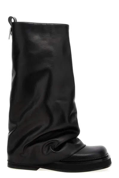 Attico Combat Robin Boots In Black