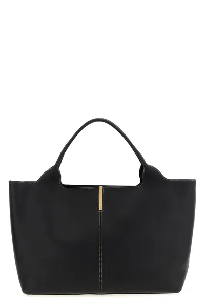Tod's Ebr Tote Bag Black In Black