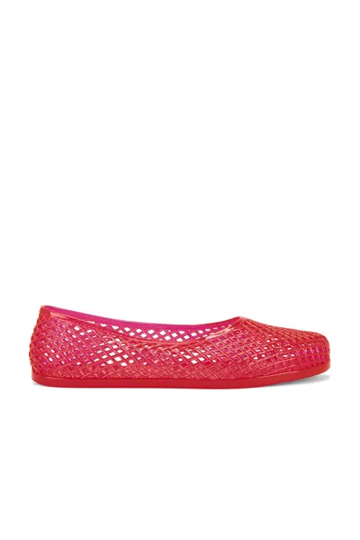 Ancient Greek Sandals Jelly Iro Ballet Flats In Red