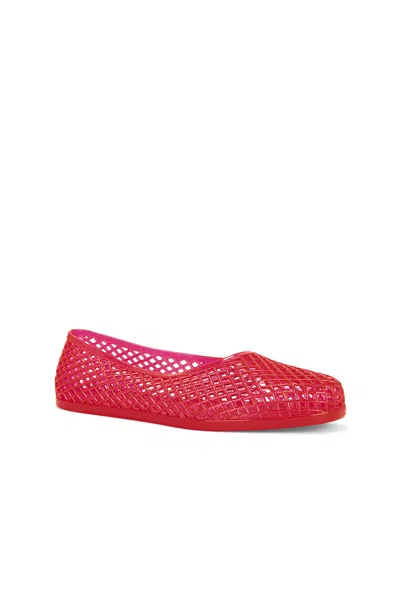 Ancient Greek Sandals Jelly Iro Ballet Flats In Red