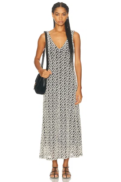 Isabel Marant Sonia Embroidered Cotton-blend Maxi Dress In Multi