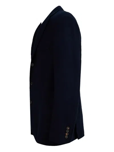 Eleventy Single-breasted Blazer In Blue