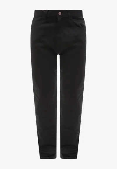 Celine Skinny Low Rise Jeans Men In Black
