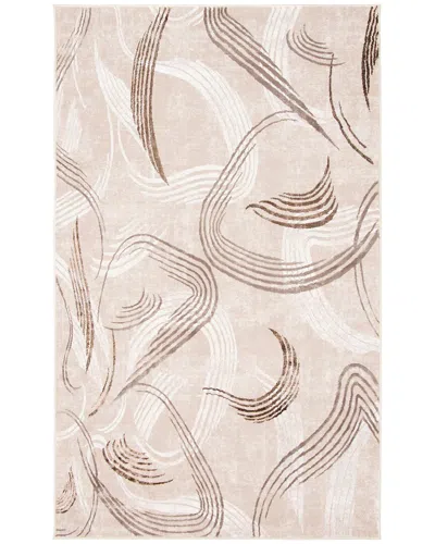 Ecarpet Wisp Contemporary/modern Area Rug In Neutral