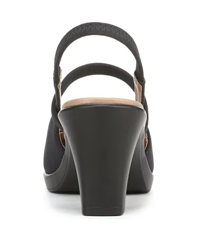 Lifestride Women's Evoke Block Heel Slingback Pumps In Black