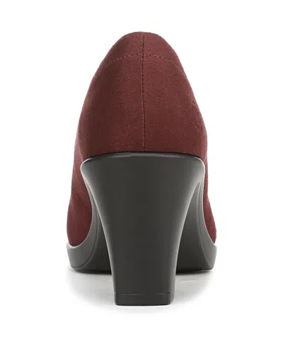 Lifestride Women's Elevate Block Heel Dress Pumps In Brown