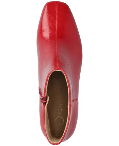 Journee Collection Medium And Wide Width Women's Kelssa Bootie In Multi