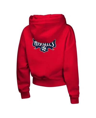 Outerstuff Big Girls Red Washington Mystics Top Closer Fashion Pullover Hoodie In Red