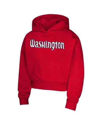 Outerstuff Big Girls Red Washington Mystics Top Closer Fashion Pullover Hoodie In Red