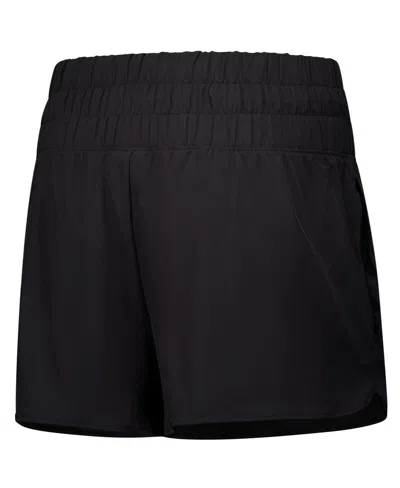 Champion Women's Black Ohio State Buckeyes Tailgate Her Woven Shorts In Black