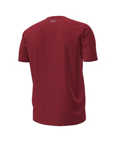 Under Armour Men's Garnet South Carolina Gamecocks 2025 Sideline Football Performance T-shirt In Burgundy