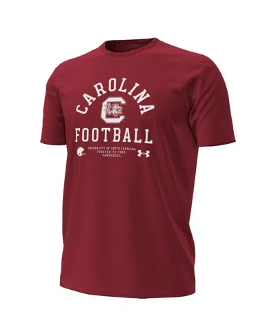 Under Armour Men's Garnet South Carolina Gamecocks 2025 Sideline Football Performance T-shirt In Burgundy