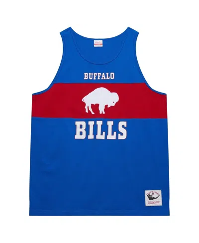 Mitchell & Ness Men's Royal Buffalo Bills Retro Color Block Tank Top In Blue