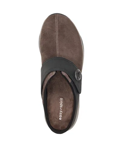Easy Spirit Women's Edline Button Strap Slip-on Mules