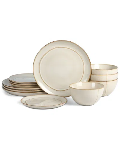 Stone Lain Infinity 12-piece Dinnerware Set Stoneware In Neutral