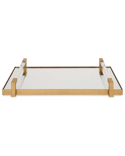 Uttermost Deki Mirrored Tray In Gold