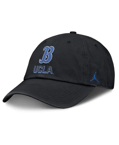 Jordan Men's Ucla On-field Club Gameday  Brand College Adjustable Hat In Black