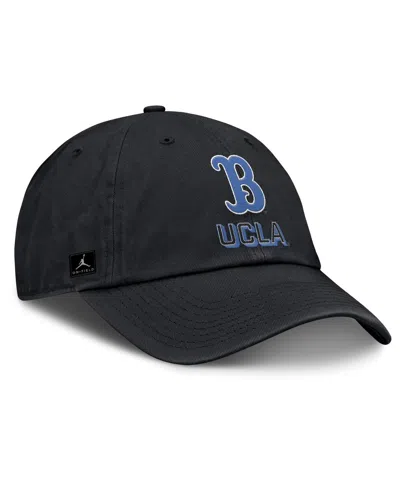 Jordan Men's Ucla On-field Club Gameday  Brand College Adjustable Hat In Black