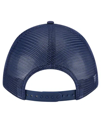 New Era Men's Light Blue/navy Miami Marlins 2-tone Color Pack 9forty M-crown A-frame Adjustable Hat In Blue