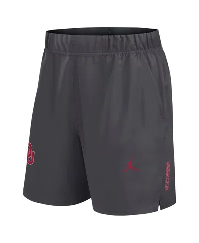 Jordan Men's Gray North Carolina Tar Heels Primetime Woven Victory Performance Shorts In Gray