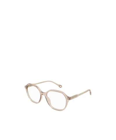 Chloé Eyewear Square-frame Glasses In Brown