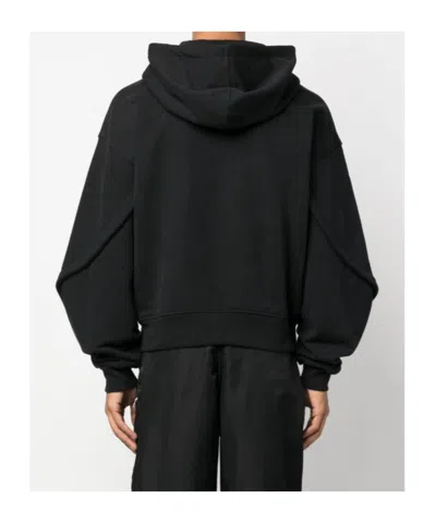 Mugler Oversize Cotton Jacket In Black