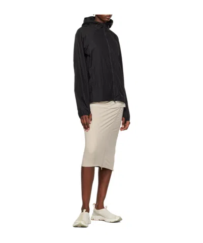 Post Archive Faction (paf) Elastic Zipper Skirts In Brown