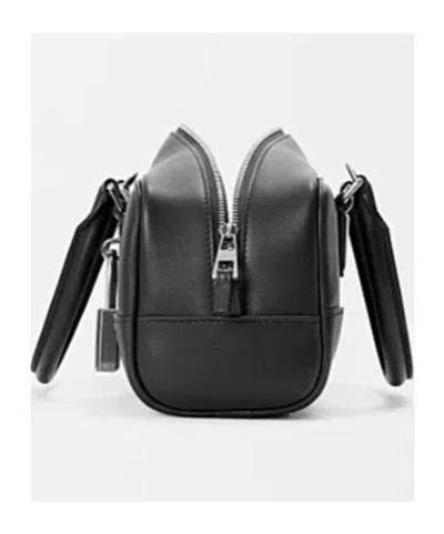 Loewe Womens Black Amazona 23 Cropped Leather Shoulder Bag