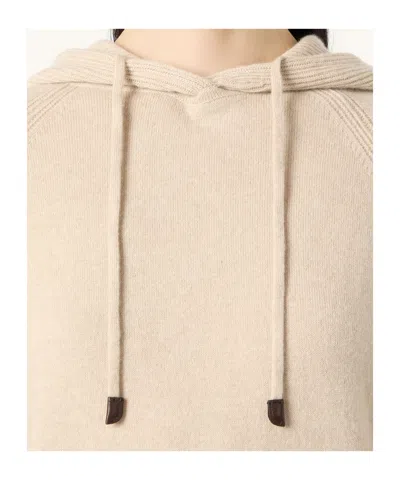 Loro Piana Cashmere Hoodie In Neutral