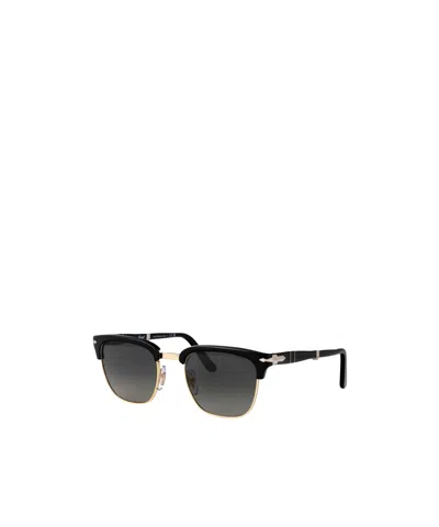 Persol Geometric Sunglasses In Black