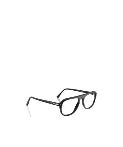 Persol Pilot-frame Glasses In Black