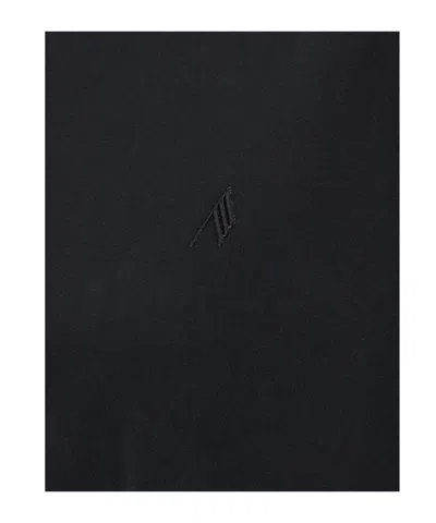 Attico Light Jersey Tank Top In Black