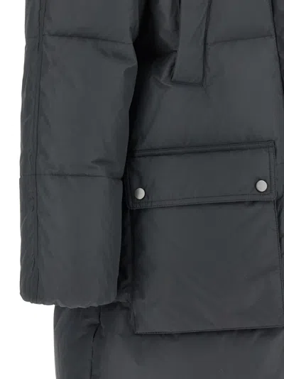 Brunello Cucinelli 'shiny Zipper Pull' Down Jacket In Black