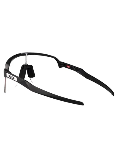 Oakley Geometric Frame Plain Mirror In Black