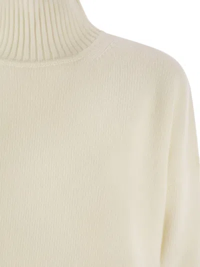 Weekend Max Mara Borgia Wool Turtleneck Sweater In Neutral