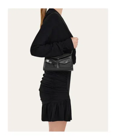 Ferragamo Hug Multipocket Mini Bag In Black
