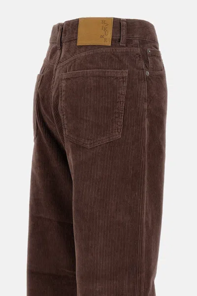 Haikure Belt Loops Slacks In Burgundy