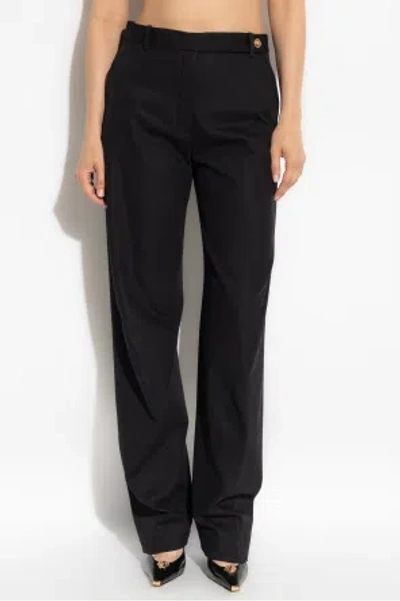 Versace Belt Loops Slacks In Brown