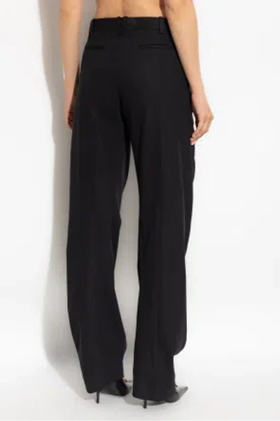 Versace Belt Loops Slacks In Brown