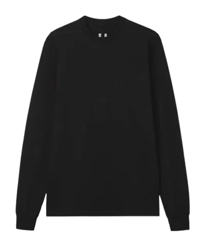 Rick Owens Seam-detail Cotton Sweatshirt In Black